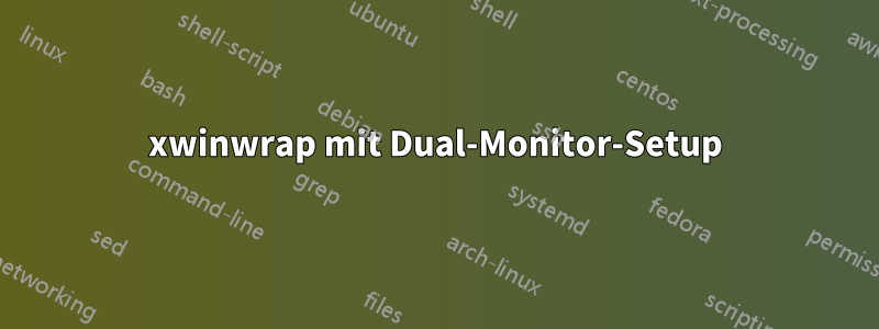 xwinwrap mit Dual-Monitor-Setup