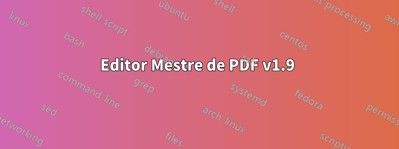 Editor Mestre de PDF v1.9