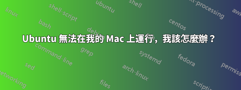 Ubuntu 無法在我的 Mac 上運行，我該怎麼辦？