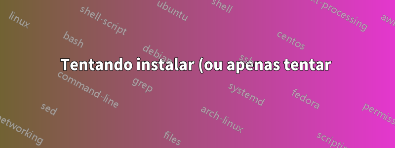 Tentando instalar (ou apenas tentar) o Ubuntu, mas recebo uma tela preta imediatamente após selecionar "Instalar Ubuntu" no primeiro menu de inicialização