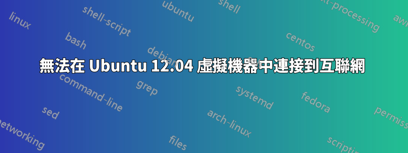 無法在 Ubuntu 12.04 虛擬機器中連接到互聯網