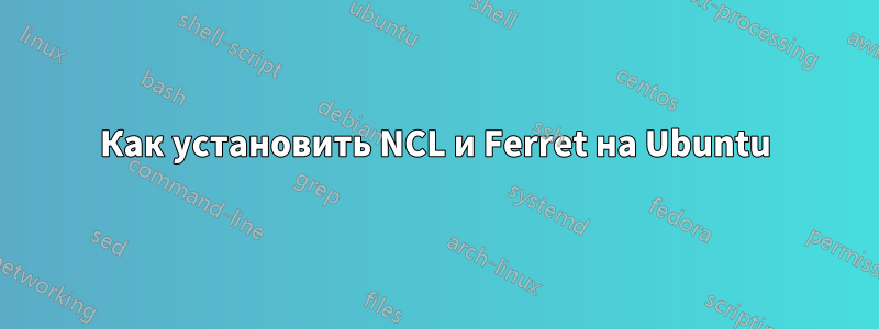 Как установить NCL и Ferret на Ubuntu