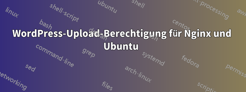 WordPress-Upload-Berechtigung für Nginx und Ubuntu 