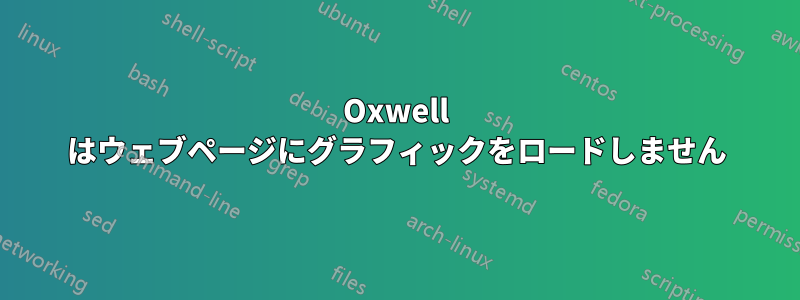 Oxwell はウェブページにグラフィックをロードしません
