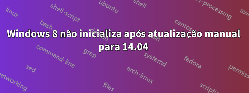 Windows 8 não inicializa após atualização manual para 14.04