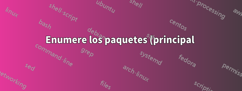 Enumere los paquetes (principal) disponibles desde ppa específico por línea de comandos