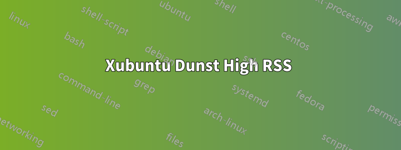 Xubuntu Dunst High RSS