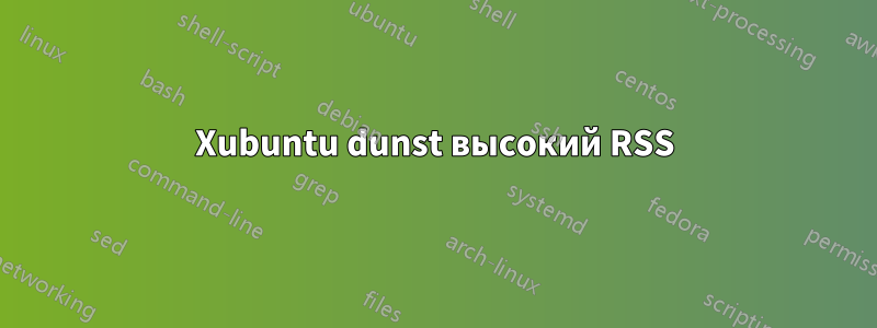 Xubuntu dunst высокий RSS