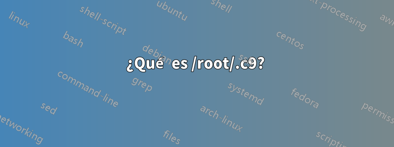 ¿Qué es /root/.c9?