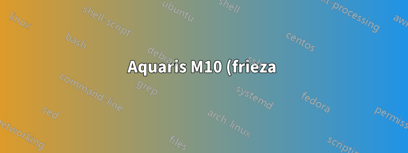 Aquaris M10 (frieza) で Ubuntu Touch ファームウェアをフラッシュする際の問題