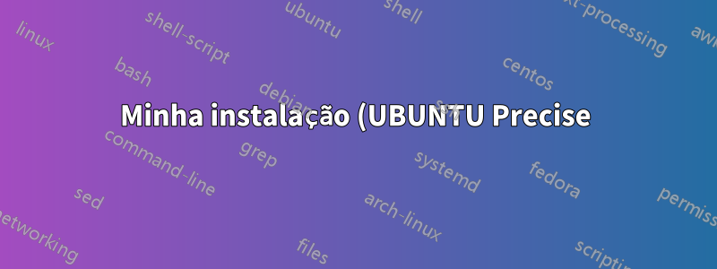 Minha instalação (UBUNTU Precise) não possui drivers de impressão