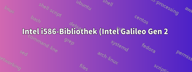 Intel i586-Bibliothek (Intel Galileo Gen 2) kann in Arduino IDE auf Ubuntu 16.04 LTS nicht installiert werden