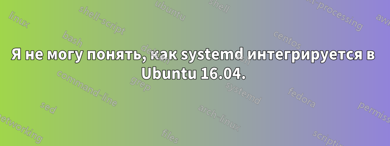 Я не могу понять, как systemd интегрируется в Ubuntu 16.04.