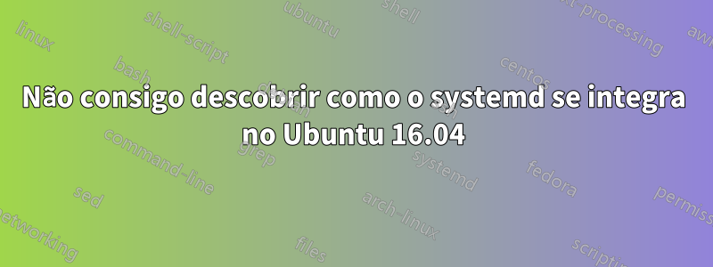 Não consigo descobrir como o systemd se integra no Ubuntu 16.04