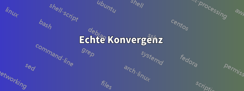 Echte Konvergenz