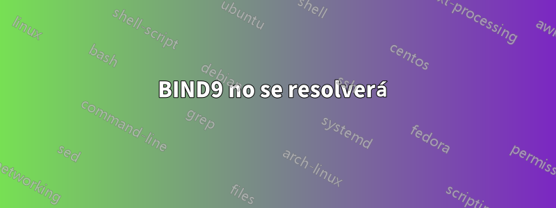 BIND9 no se resolverá