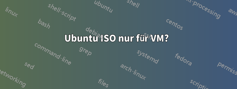 Ubuntu ISO nur für VM? 