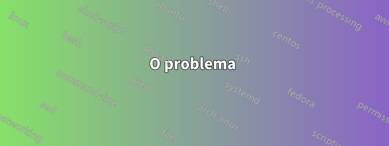 O problema