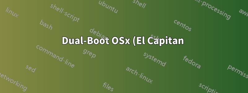 Dual-Boot OSx (El Capitan) und Ubuntu 16.04 funktioniert nach Updates nicht