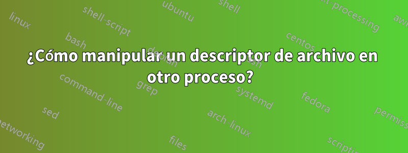 ¿Cómo manipular un descriptor de archivo en otro proceso?