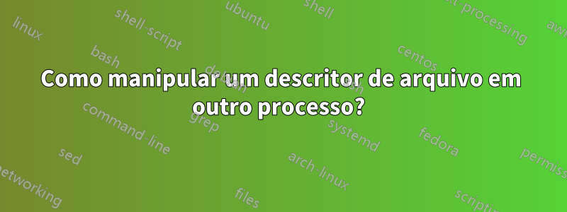 Como manipular um descritor de arquivo em outro processo?
