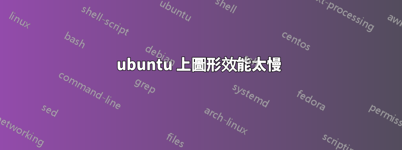 ubuntu 上圖形效能太慢