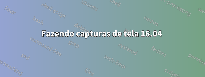 Fazendo capturas de tela 16.04