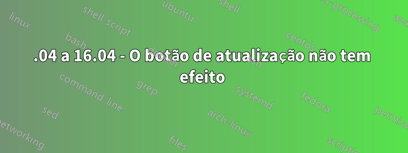 14.04 a 16.04 - O botão de atualização não tem efeito