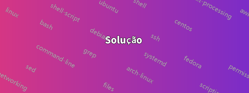 Solução