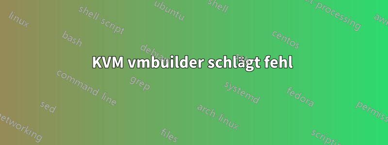 KVM vmbuilder schlägt fehl