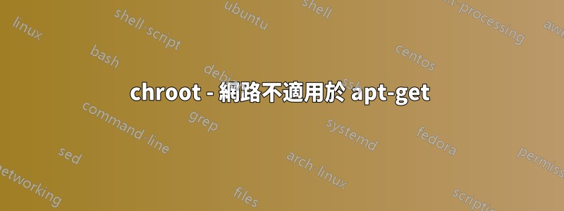 chroot - 網路不適用於 apt-get