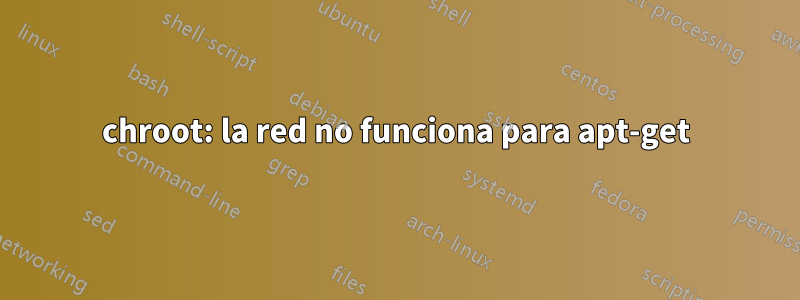 chroot: la red no funciona para apt-get