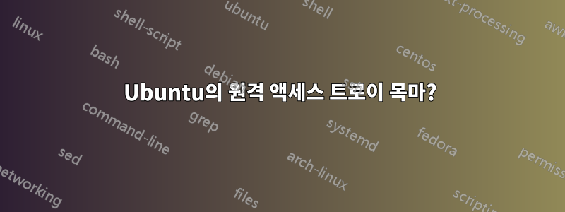 Ubuntu의 원격 액세스 트로이 목마?