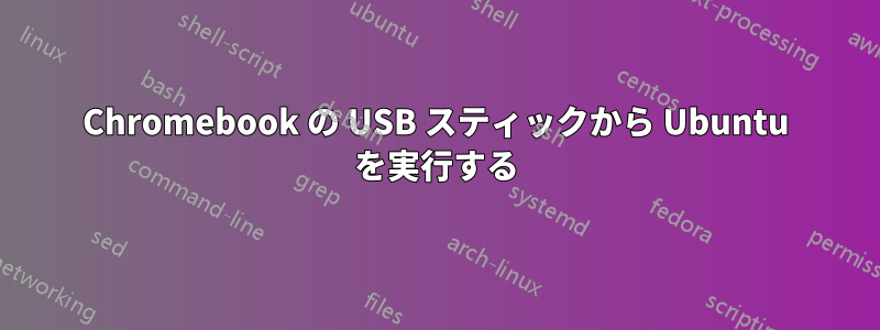 Chromebook の USB スティックから Ubuntu を実行する