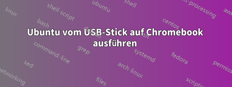 Ubuntu vom USB-Stick auf Chromebook ausführen