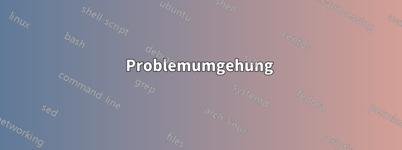 Problemumgehung