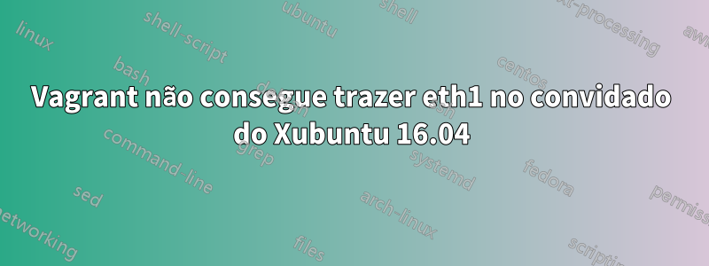 Vagrant não consegue trazer eth1 no convidado do Xubuntu 16.04