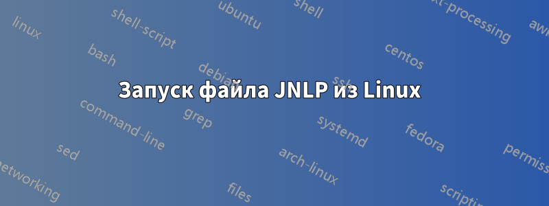 Запуск файла JNLP из Linux 