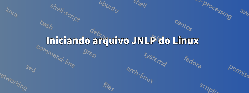 Iniciando arquivo JNLP do Linux 