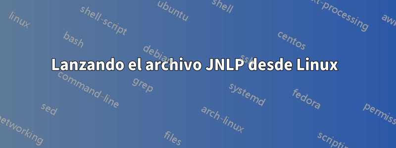 Lanzando el archivo JNLP desde Linux 