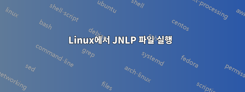 Linux에서 JNLP 파일 실행 