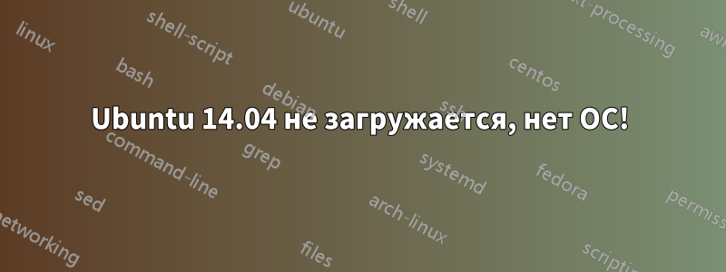 Ubuntu 14.04 не загружается, нет ОС!
