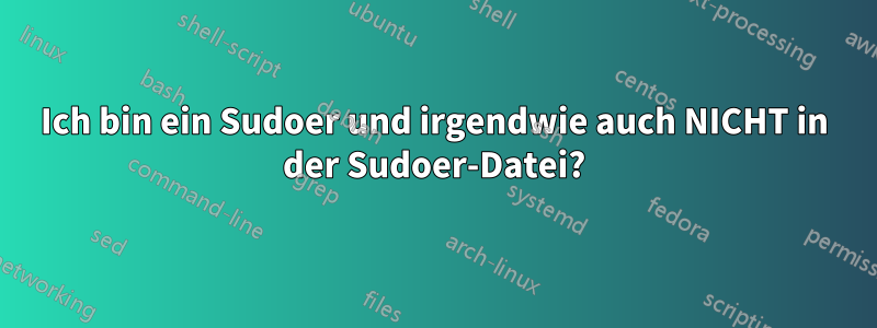 Ich bin ein Sudoer und irgendwie auch NICHT in der Sudoer-Datei?