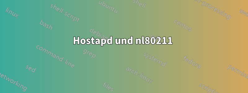 Hostapd und nl80211