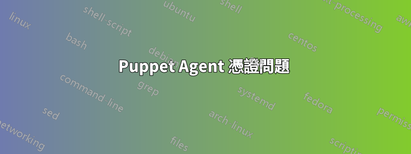 Puppet Agent 憑證問題