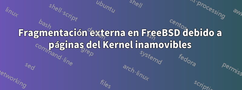 Fragmentación externa en FreeBSD debido a páginas del Kernel inamovibles