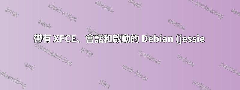 帶有 XFCE、會話和啟動的 Debian (jessie):應用程式自動啟動