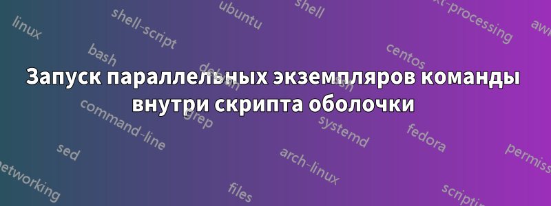 Запуск параллельных экземпляров команды внутри скрипта оболочки