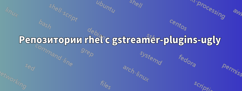 Репозитории rhel с gstreamer-plugins-ugly