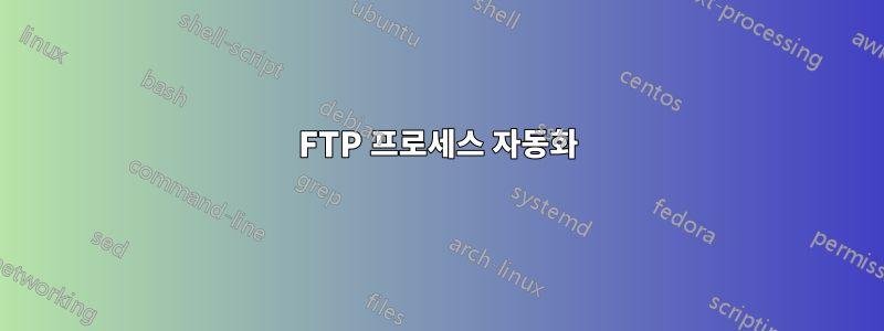 FTP 프로세스 자동화